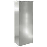 Parcel Drop Box Black 44.5 x 29 x 110.5 cm Galvanised Steel 874931