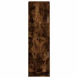 Kitchen Cabinet Smoked Oak 38x41.5x131.5 cm Engineered Wood 860116