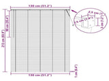 Venetian Blind Black 213 x 130 cm 25 mm PVC 42003754