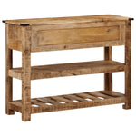 Console Table 100x35x75 cm Solid Wood Mango 374059