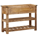 Console Table 100x35x75 cm Solid Wood Mango 374059