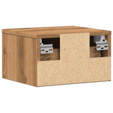 Wall-mounted Bedside Cabinet Artisan Oak 34x30x20 cm 856981