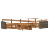 Outdoor Sofa Set 6 pcs Natural 79 x 79 x 37 cm 3383397