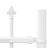 Garden Fence Woerden White 240 x 165 cm Powder-coated steel 42003970