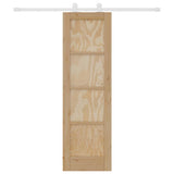 Sliding Door Brown 61 x 198.5 cm Solid Pine Wood 3333380