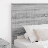 Headboard with Headboard Grey Sonoma 90 cm Engineered wood 887809