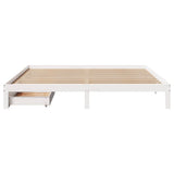Bed Frame with Drawers without Mattress White 180x200 cm Super King 3301955