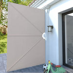 Collapsible Terrace Side Awning Cream 300x200 cm 44569