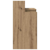Desk with Shelf Artisan Oak 97 x 45 x 90 cm Engineered Wood 875241