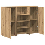 Reception Desk Artisan Oak 135x50x103.5 cm Engineered Wood 3324195