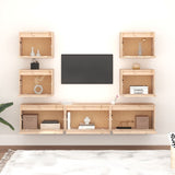 TV Cabinets 7 pcs Solid Wood Pine 3100224