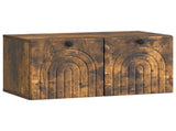Wall-Mounted TV Cabinet Smoked Oak 59.5 x 31 x 30 cm 898200