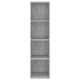 Wall-mounted TV Cabinet Concrete Grey 37x37x142.5 cm Engineered Wood 805493