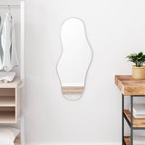 Wall Mirror Silver 80x35 cm 348256