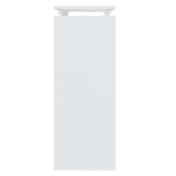 808314 Console Table White 80x30x80 cm Engineered Wood