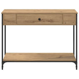 Console Table Artisan Oak 100 x 34.5 x 75 cm Engineered wood 883511