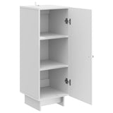 Sideboard High Gloss White 33 x 34.5 x 90 cm Engineered Wood 893909