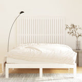 Wall Headboard White 146.5x3x110 cm Solid Wood Pine 824944
