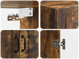 Wall-Mounted Cabinet Smoked Oak 59 x 31 x 60 cm Engineered Wood 899260