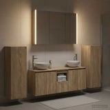 Bathroom Furniture Set 6 pcs Sonoma Oak 3407153