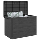 Outdoor Cushion Box Anthracite 77.5x44.5x53 cm Polypropylene 366602