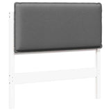 Upholstered Headboard with Headboard White and Light Grey 80 cm 880042