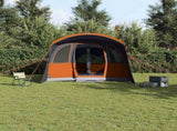 Family Tent with Roof Grey and Orange 576 x 325 x 213 cm 4100684