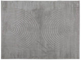 Area Rugs Square GALATI Grey 240 x 240 cm Polyester 42022826