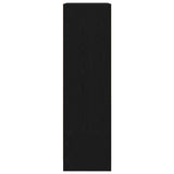 Cabinet with Drawer Black Oak 55.5x34x119.5 cm Engineered Wood 861644