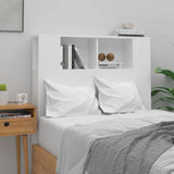 Headboard Cabinet White Engineered wood Large Headboard Cabinet 811907