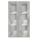 Hanging Cabinet Concrete Grey 60 x 31 x 100 cm Engineered Wood 884389