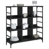 Sideboard Black 102x32x103,5 cm Engineered Wood 837727