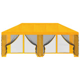 Gazebo Cover with Sidewalls Yellow 600.5 x 300.5 cm Polyester 900442