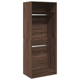 Wardrobe Brown Oak 80x50x200 cm Engineered Wood 3307798