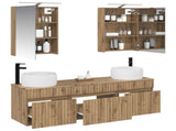 Bathroom Cabinet Set 5 pcs Artisan Oak Engineered Wood 3406638