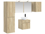Bathroom Cabinet Set 5 pcs Sonoma Oak Engineered Wood 3407345