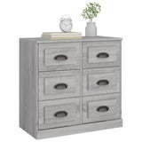 Sideboard Grey Sonoma 70x35.5x67.5 cm Engineered Wood 816438