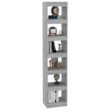 Book Cabinet/Room Divider Grey Sonoma 40x30x198 cm 813597
