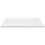 Rectangular ABS Shower Base Tray White 70x120 cm 148905