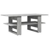 Coffee Table Concrete Grey 102x55x42 cm Engineered Wood 823265