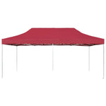 Professional Folding Party Tent Aluminium 6x3 m Wine Red 45504