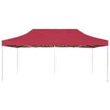 Professional Folding Party Tent Aluminium 6x3 m Wine Red 45504