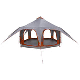 Family Tent Grey and Orange 5-Person 42017396