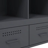 Highboard Anthracite 68x39x101.5 cm Steel 843104