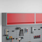 Tool Cabinet with Storage Red and Grey 100 x 25 x 35 cm 4103480