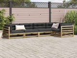 5 Piece Garden Sofa Set Impregnated Wood Pine 3299433