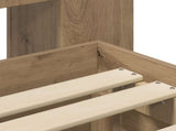 Bed Frame with Storage Artisan Oak 80 x 200 cm Engineered Wood 3433912