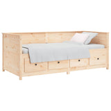 Day Bed without Mattress 100x200 cm Solid Wood Pine 820896