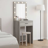 Dressing Table Grey Sonoma 50 x 41 x 135 cm Engineered Wood 865042