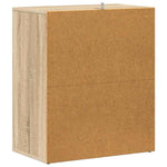 Shoe Cabinet Sonoma Oak 60x35x70 cm Engineered Wood 808939